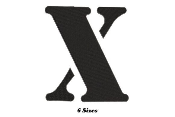 Alphabet Letter X: A Stylish Embroidery Choice