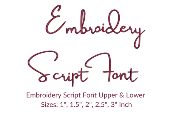 Billigant Font: A Stylish Embroidery Choice