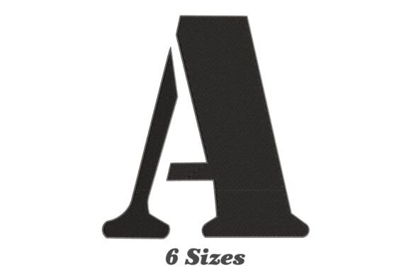 Elegant Letter a: A Stylish Embroidery Design