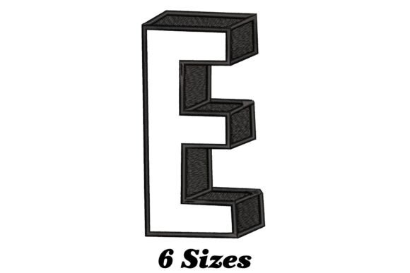 Stylish Letter E: A Creative Fabrica Embroidery Review